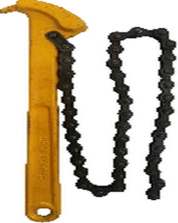 Oil Filter Wrench - Drop Forged Round, Chain Type