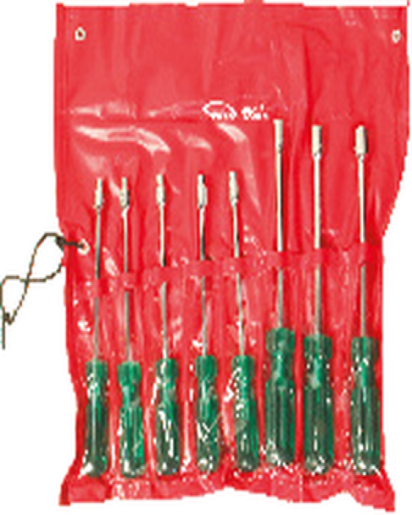 Nut Driver Kit - Set of 8 Pcs, Packed in PVC Pouch