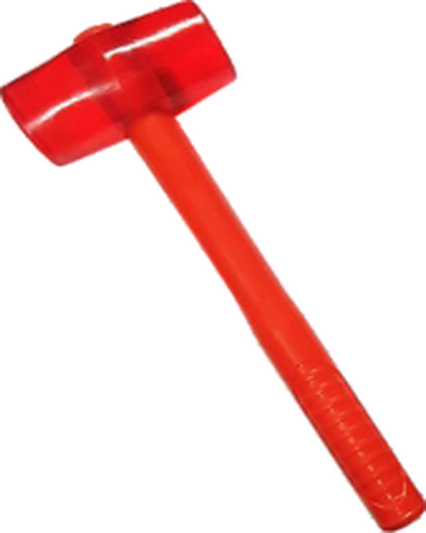 Soft Face Silicon Hammer - With Unbreakable Plastic Handle